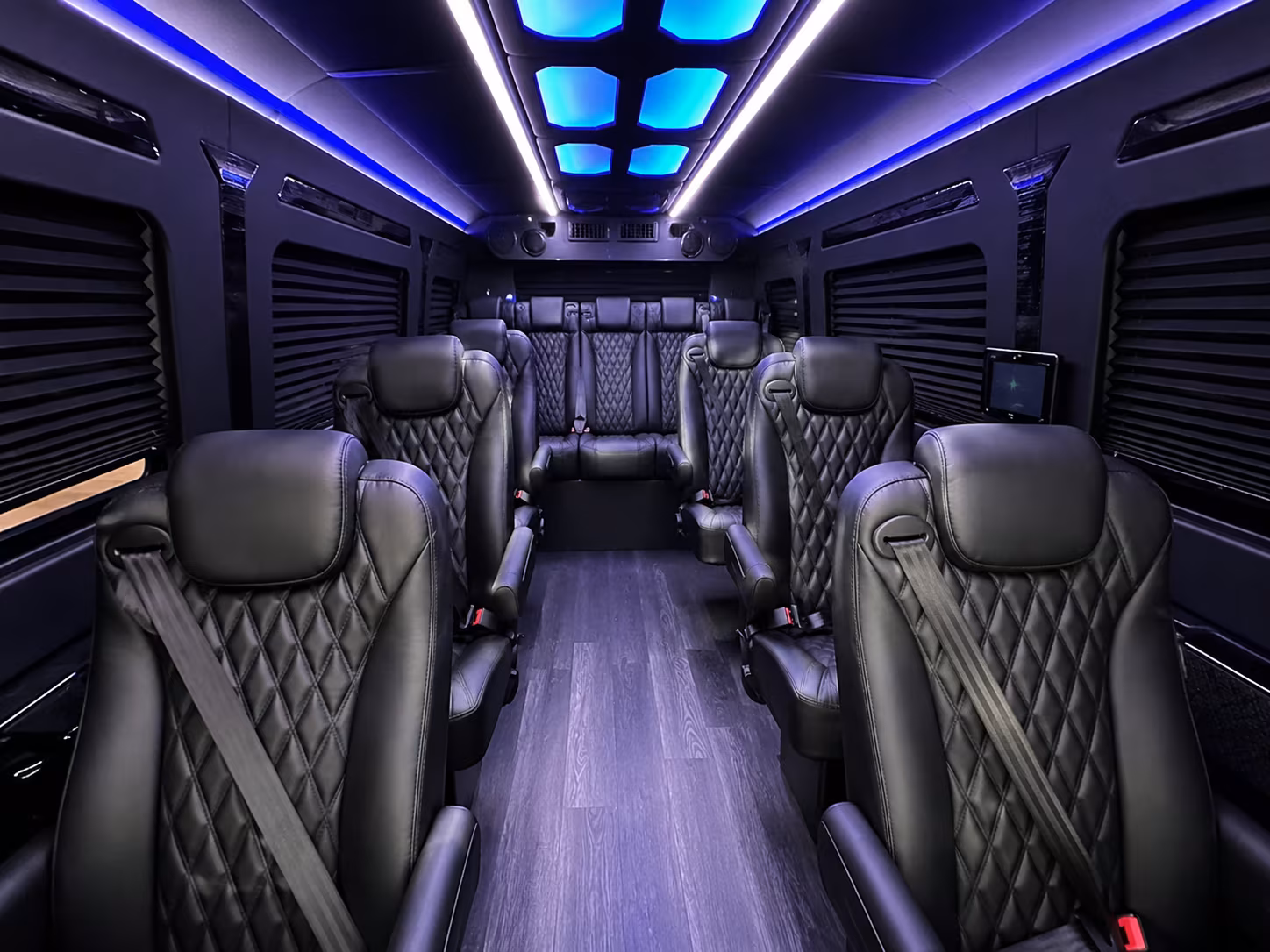 shift change and any hour employee sprinter van transportation in torrance