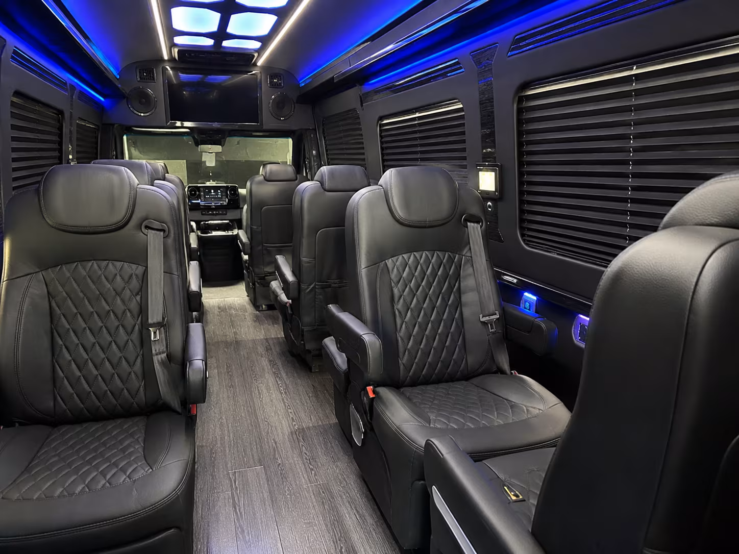 torrance 10 passenger sprinter van inside