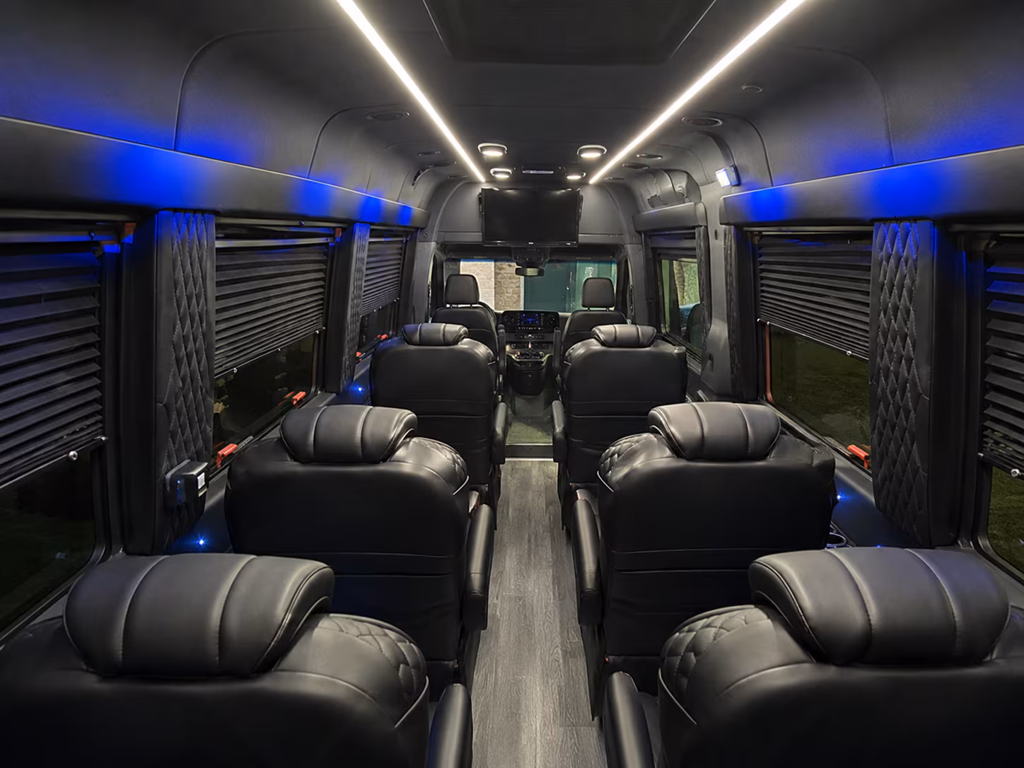 torrance 12 passenger sprinter van inside