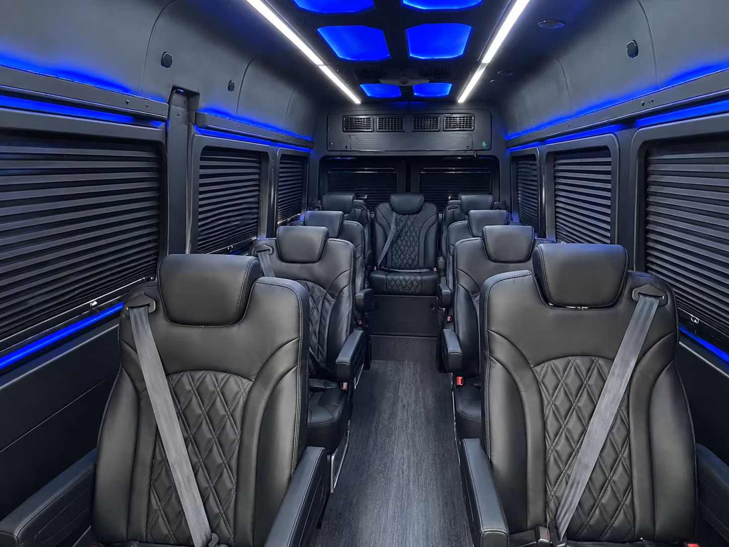 torrance 15 passenger sprinter van inside