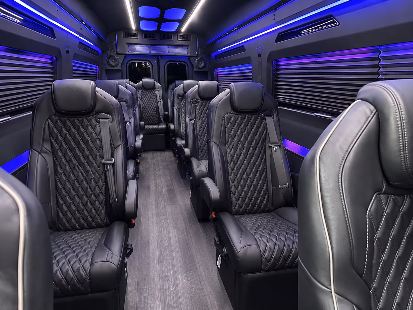 torrance 20 passenger sprinter van inside