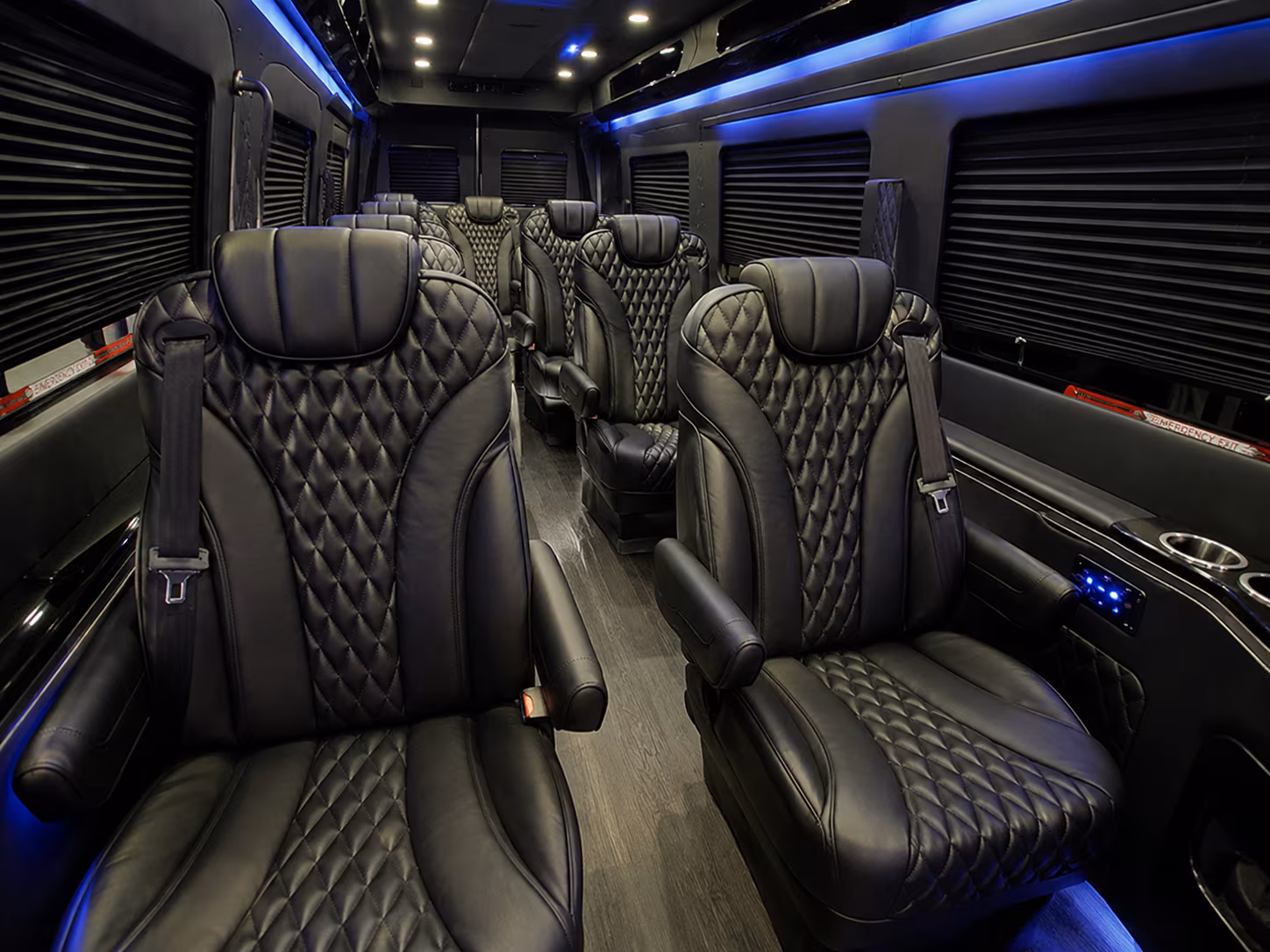 torrance 8 passenger sprinter van inside