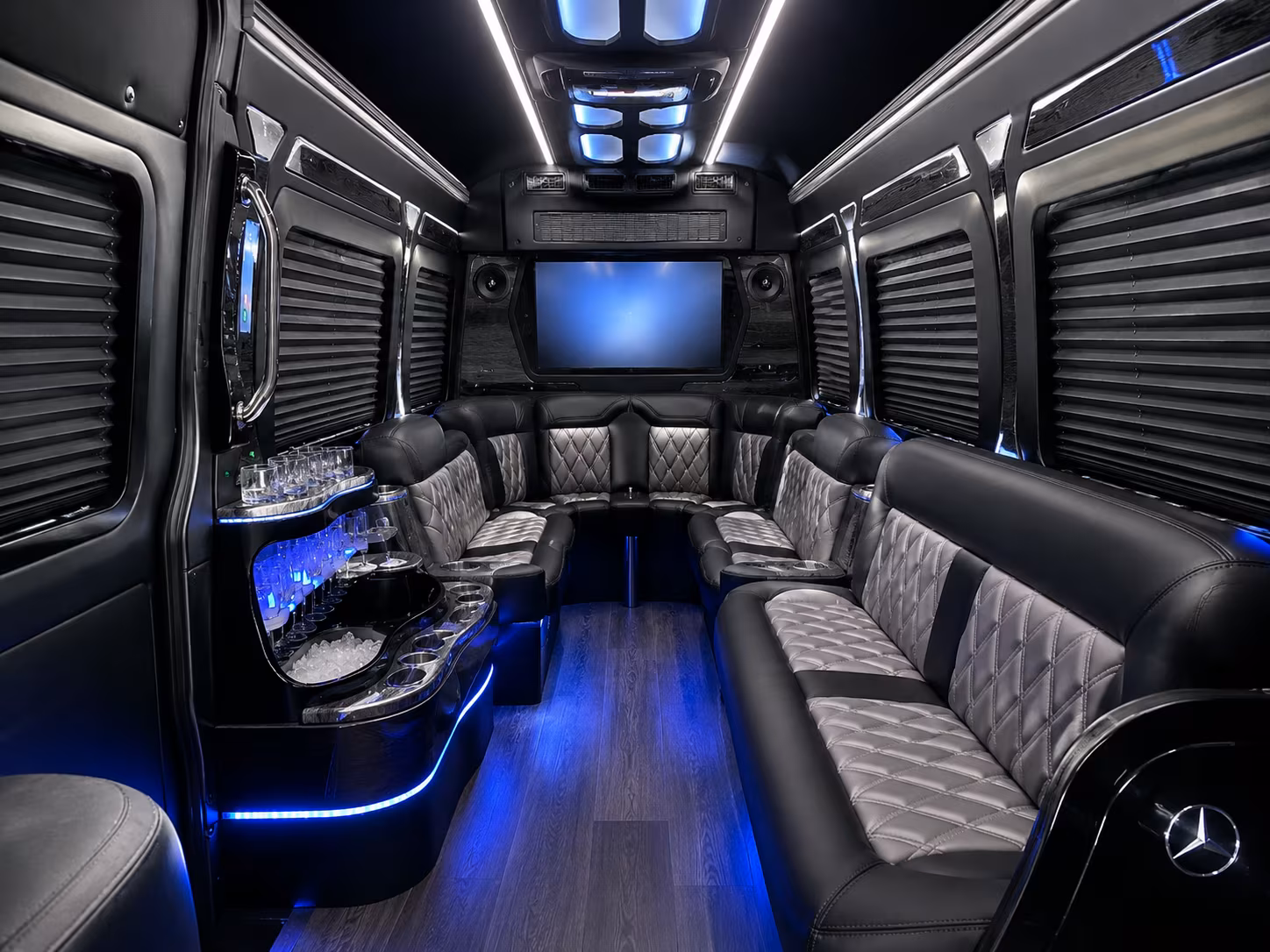 torrance sprinter limousine inside